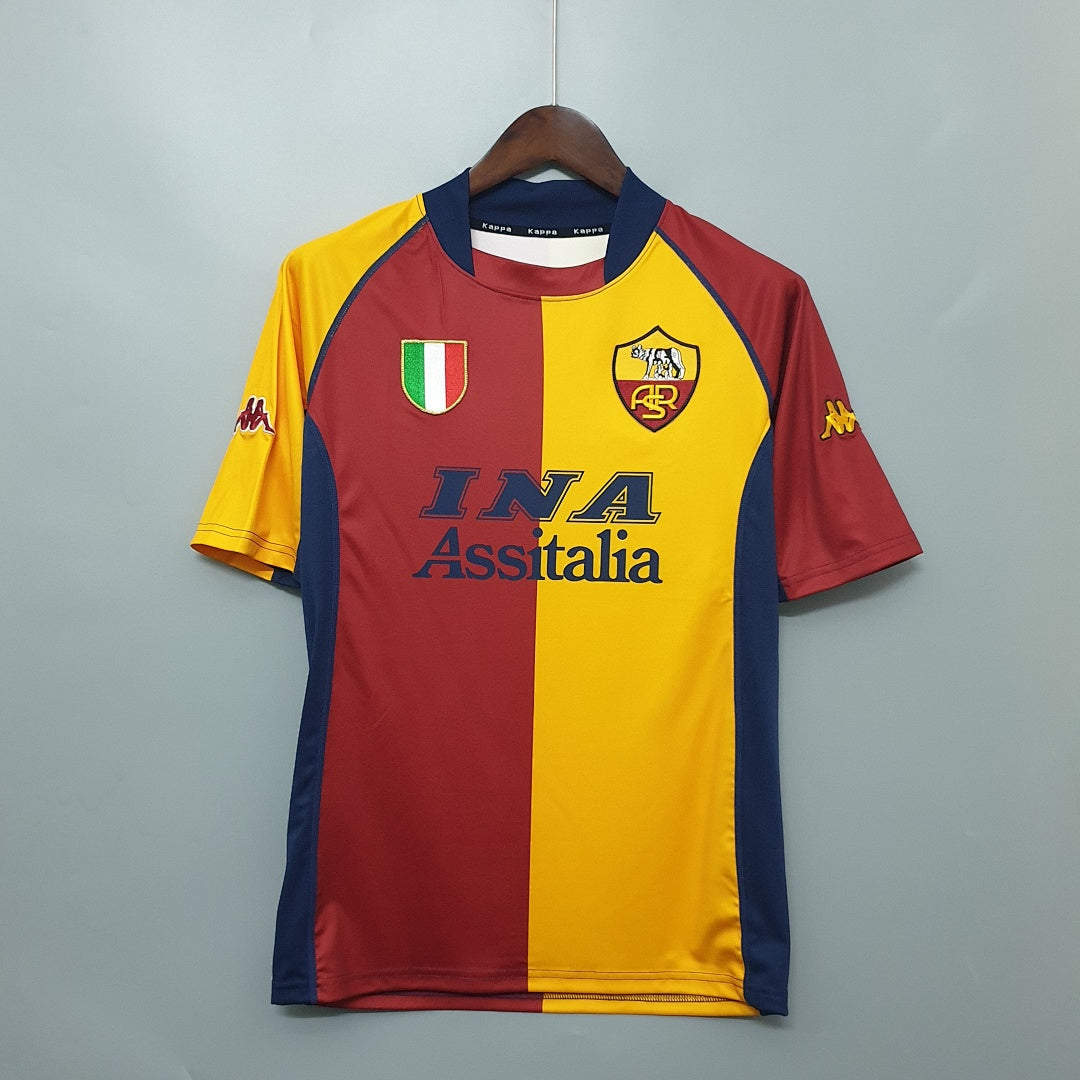 Camiseta Retro AS Roma Local 01/02 - frente