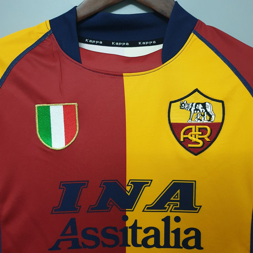 Camiseta Retro AS Roma Local 01/02 - espalda