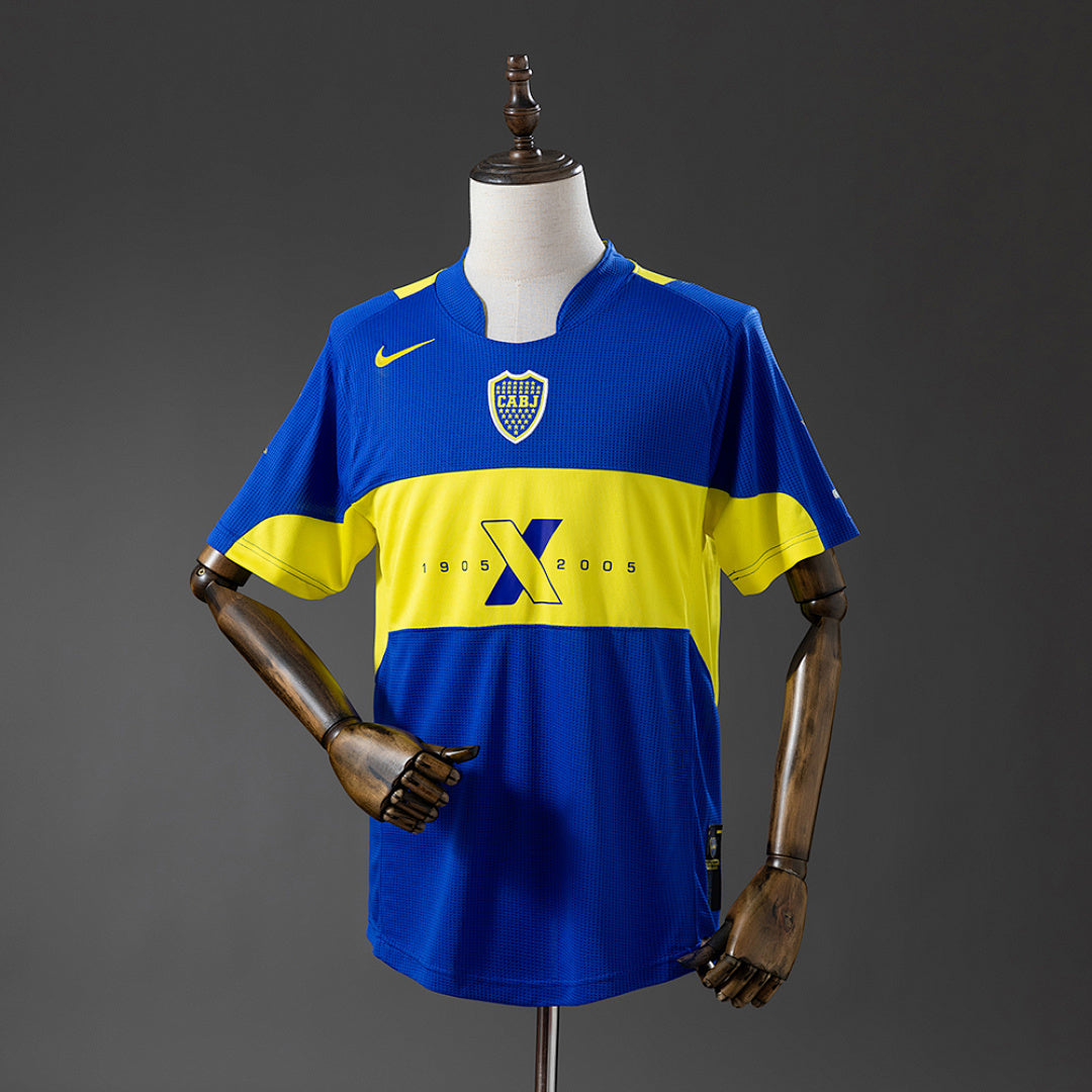 Camiseta Retro Boca Juniors Local 2005 - frente
