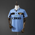 Camiseta Retro Lazio Local Negra y Gris 99/00 - frente