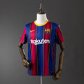Camiseta Retro FC Barcelona Local Gris y Negra 20/21 - frente