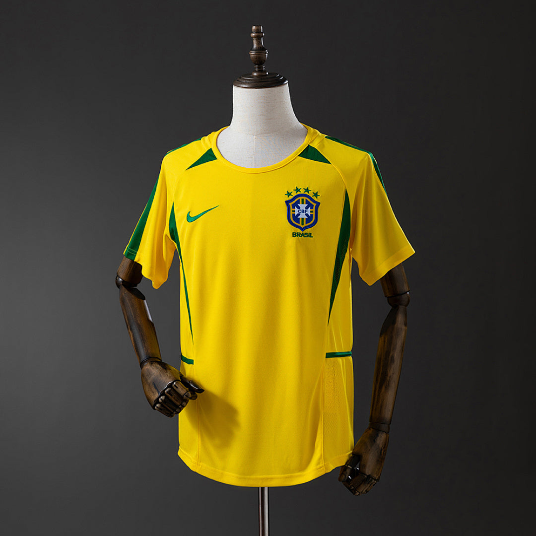 Camiseta Retro Brasil Local 2002 - frente