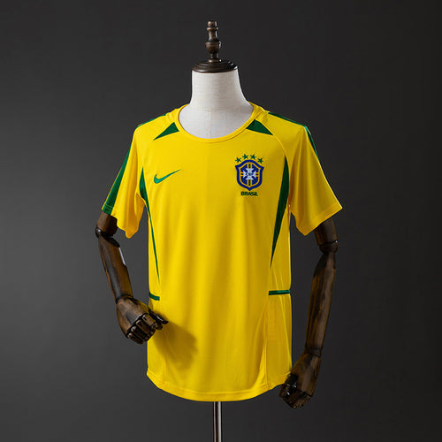 Camiseta Retro Brasil Local 2002 - frente
