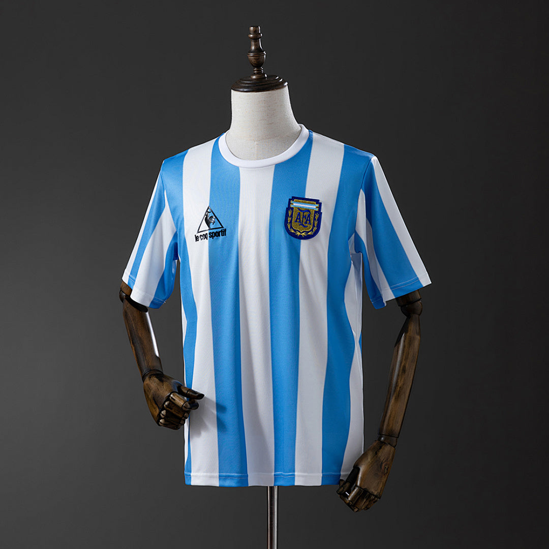 Camiseta Retro Argentina Local 1986 - frente