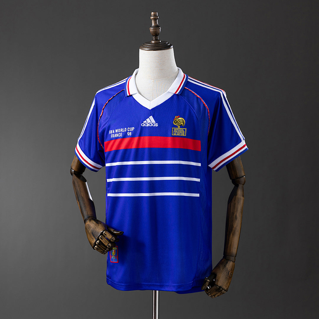 Camiseta Retro Francia Local 1998 - frente