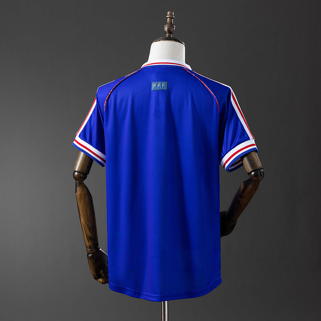 Camiseta Retro Francia Local 1998 - espalda