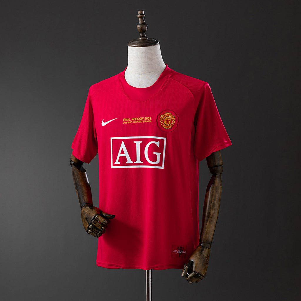 Camiseta Retro Manchester United Local Champions League 07/08 - frente