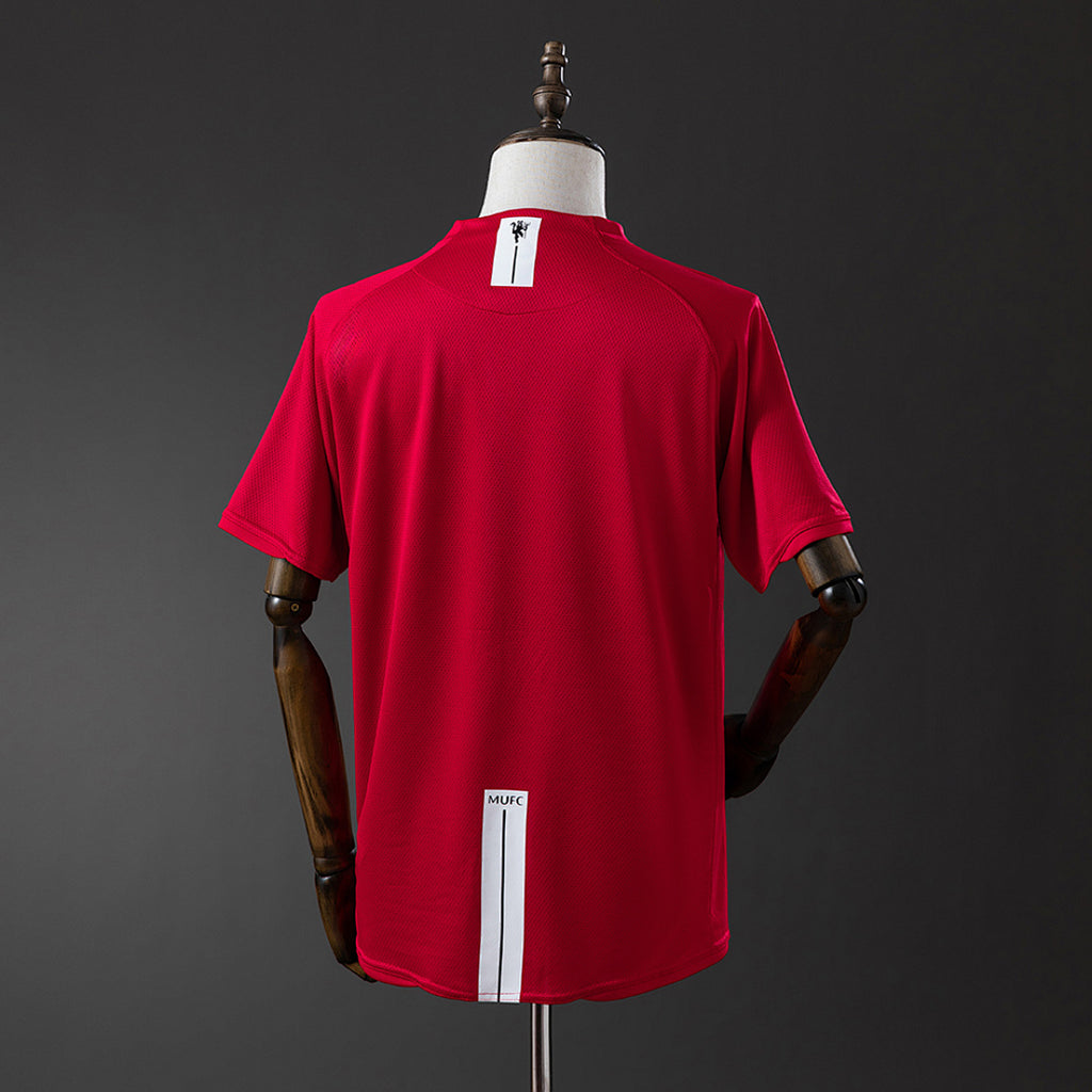 Camiseta Retro Manchester United Local Champions League 07/08 - espalda
