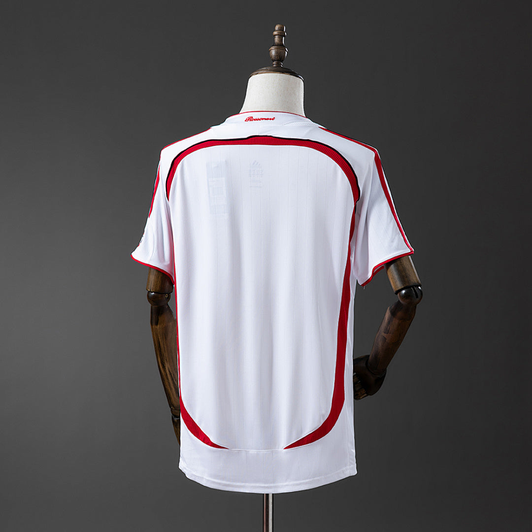 Camiseta Retro AC Milan Visita 06/07 - espalda