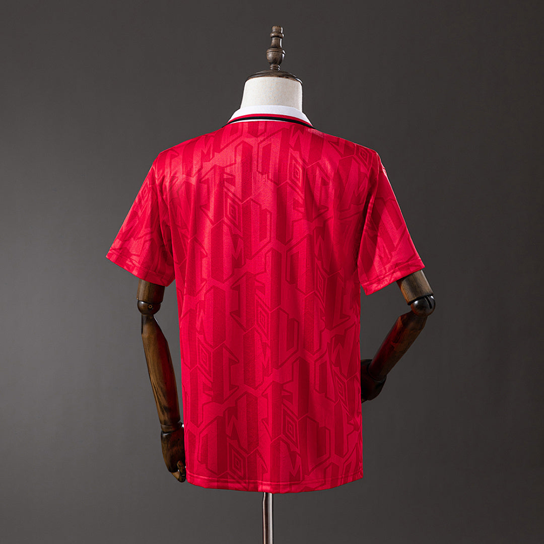 Camiseta Retro Manchester United Local 92/94 - espalda