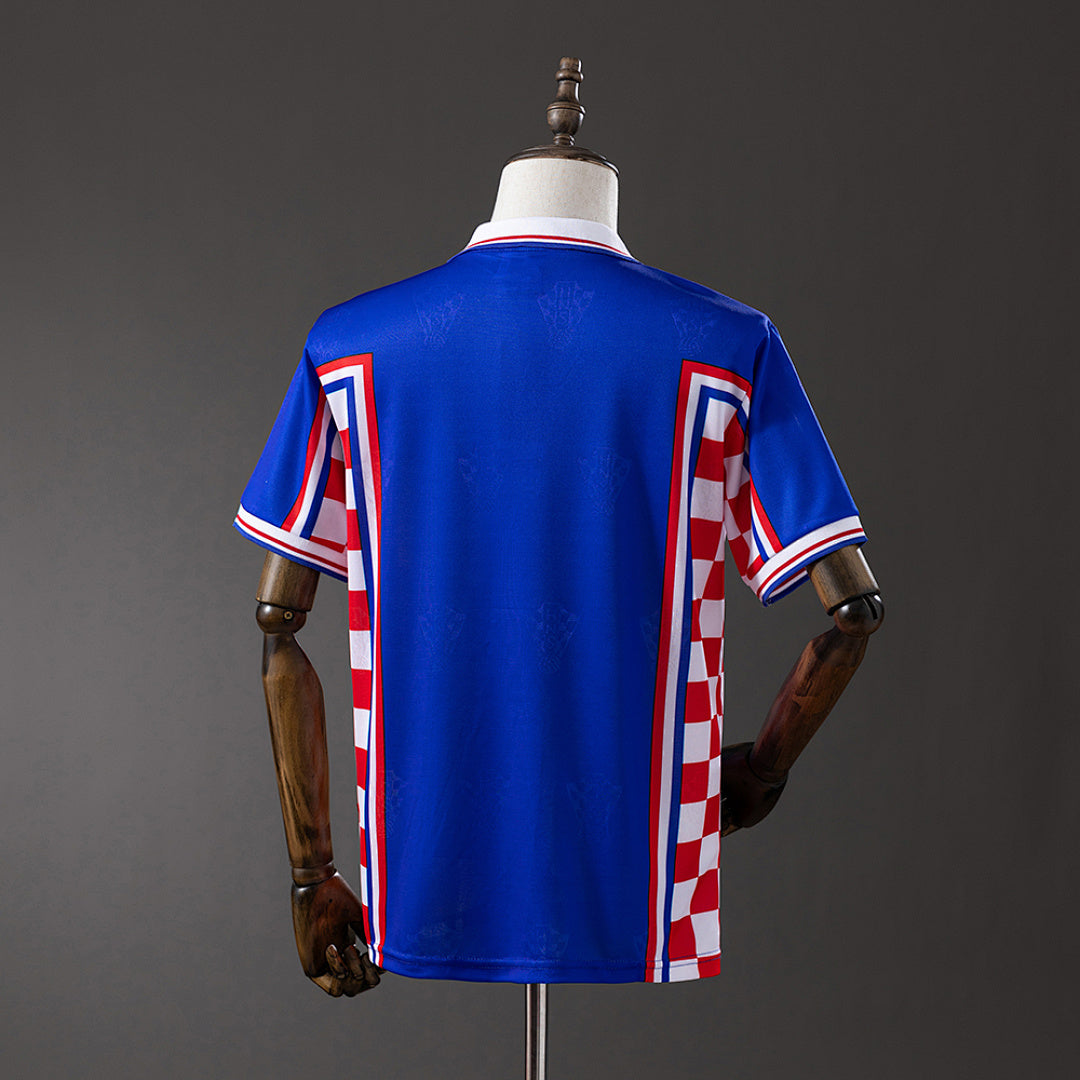 Camiseta Retro Croacia Local 1998 - espalda