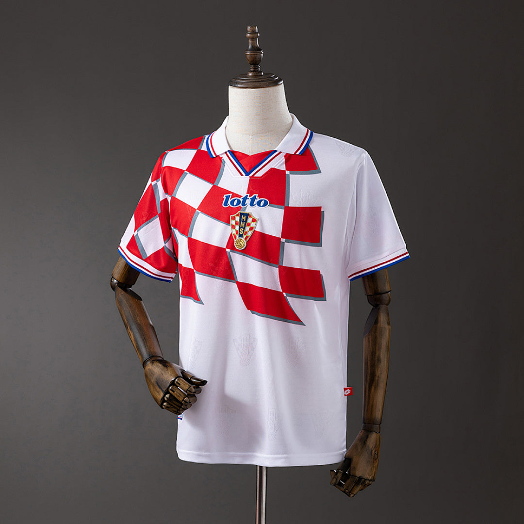 Camiseta Retro Croacia Visita 1998 - frente