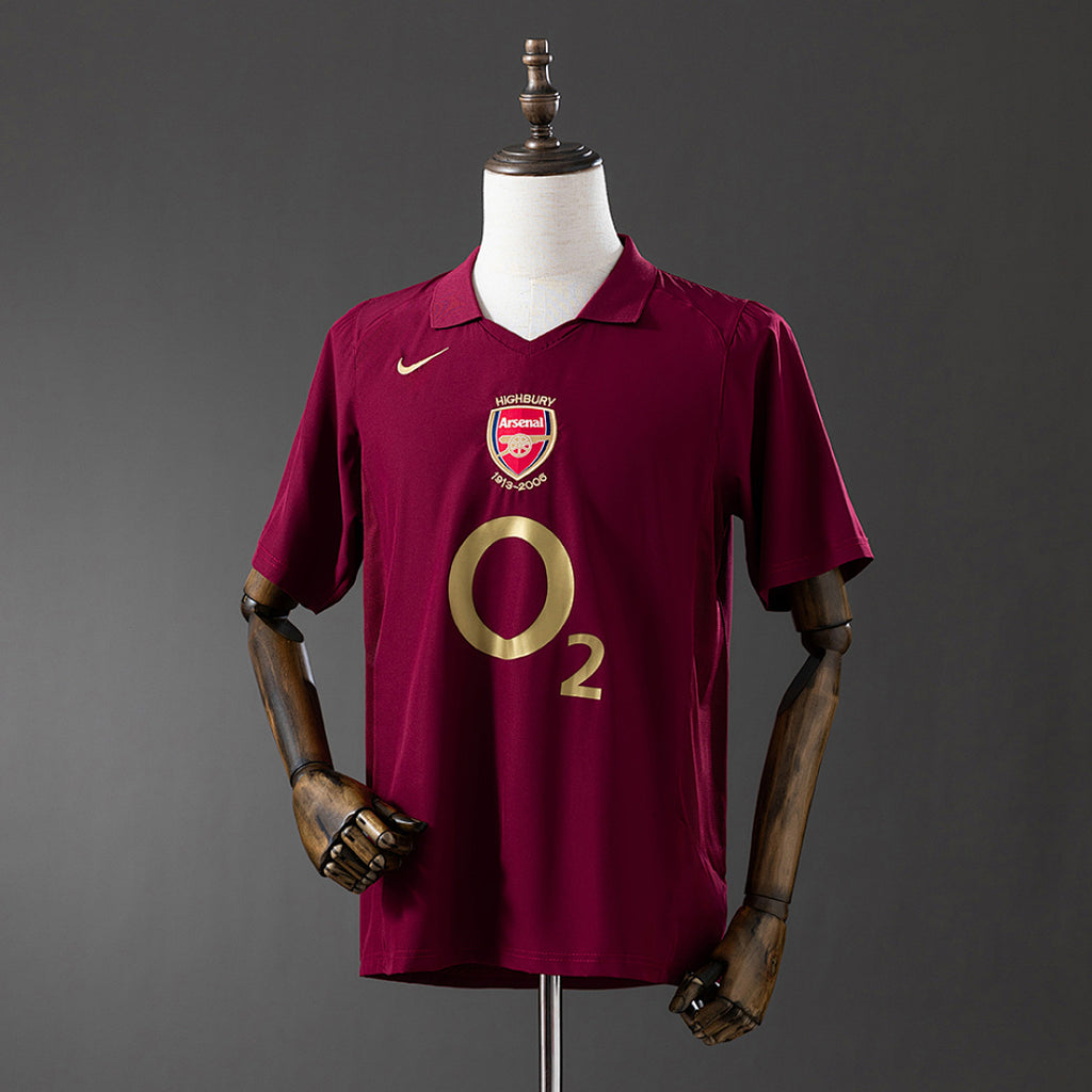 Camiseta Retro Arsenal Local 05/06 - frente
