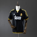 Camiseta Retro Real Madrid Visita Negra y Café 98/99 - frente