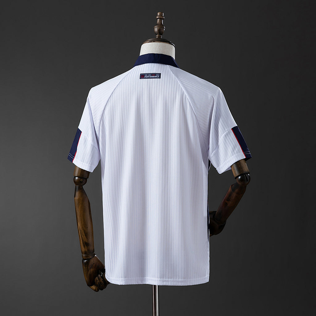 Camiseta Retro Inglaterra Local 1998 - espalda