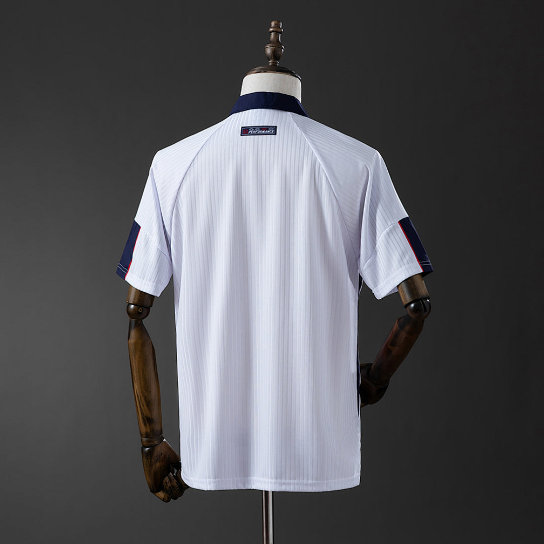 Camiseta Retro Inglaterra Local 1998 - espalda
