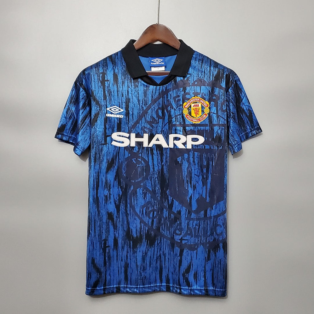 Camiseta Retro Manchester United Visita 92/93 - frente