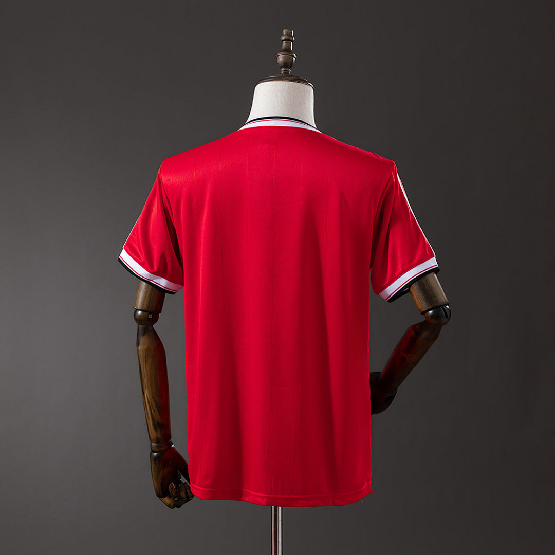 Camiseta Retro Manchester United Local 83/84 - espalda