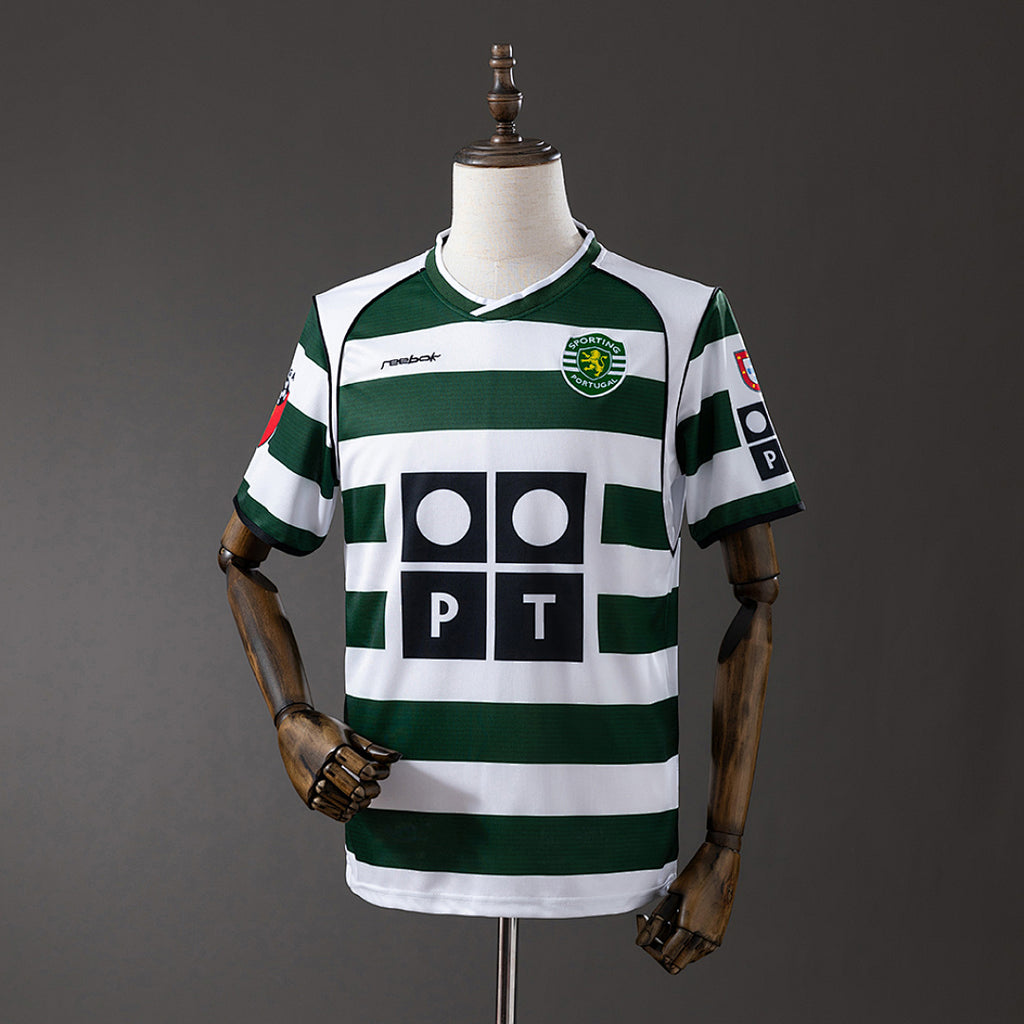 Camiseta Retro Sporting CP Local 01/03 - frente