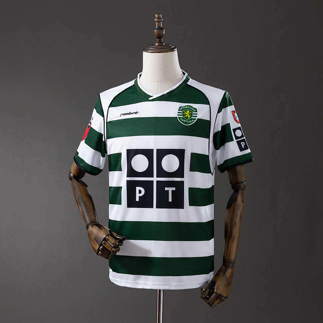 Camiseta Retro Sporting CP Local 01/03 - frente