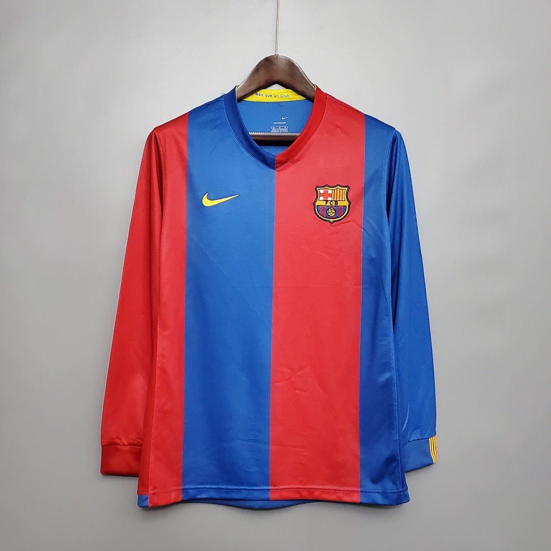 Camiseta Retro FC Barcelona Local Manga Larga 06/07 - frente