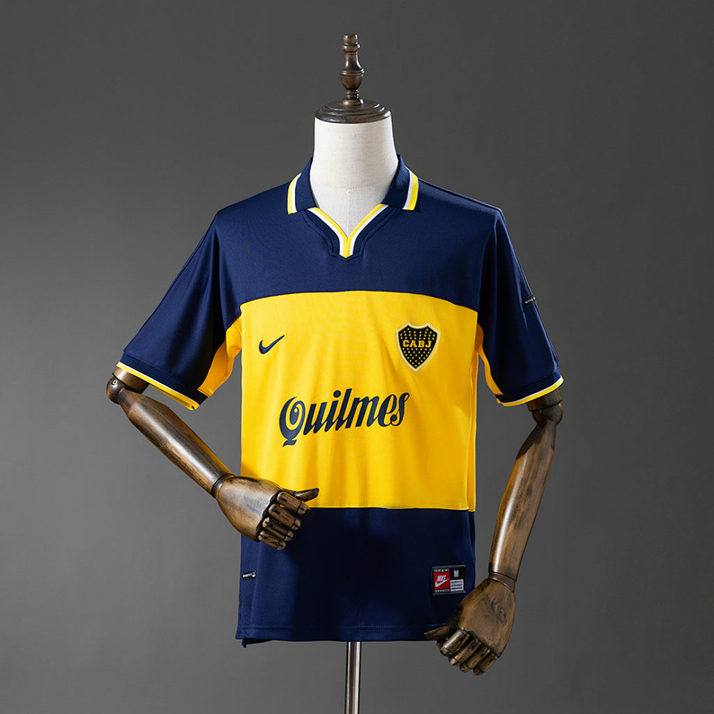 Camiseta Retro Boca Juniors Local 1999 - frente