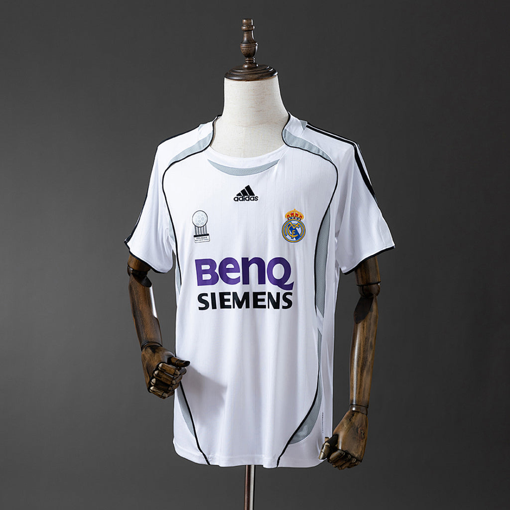 Camiseta Retro Real Madrid Local 06/07 - frente