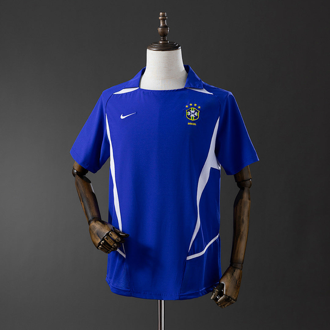 Camiseta Retro Brasil Visita 2002 - frente