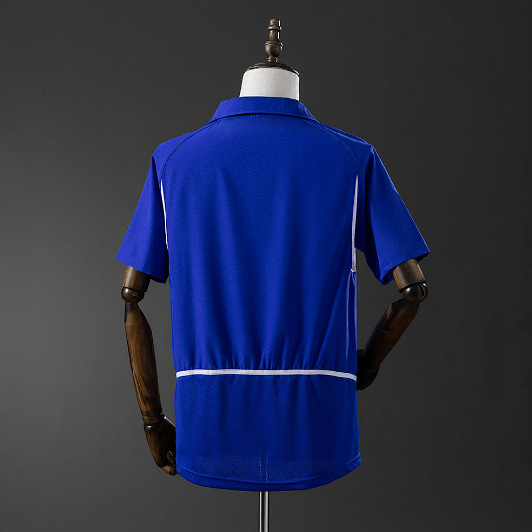 Camiseta Retro Brasil Visita 2002 - espalda