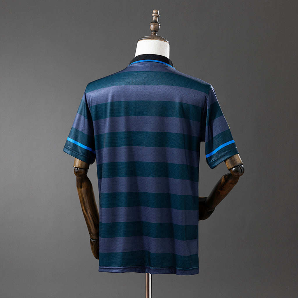Camiseta Retro Inter de Milán Visita Azul y Gris 97/98 - espalda