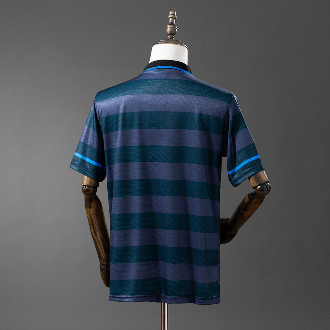 Camiseta Retro Inter de Milán Visita Azul y Gris 97/98 - espalda