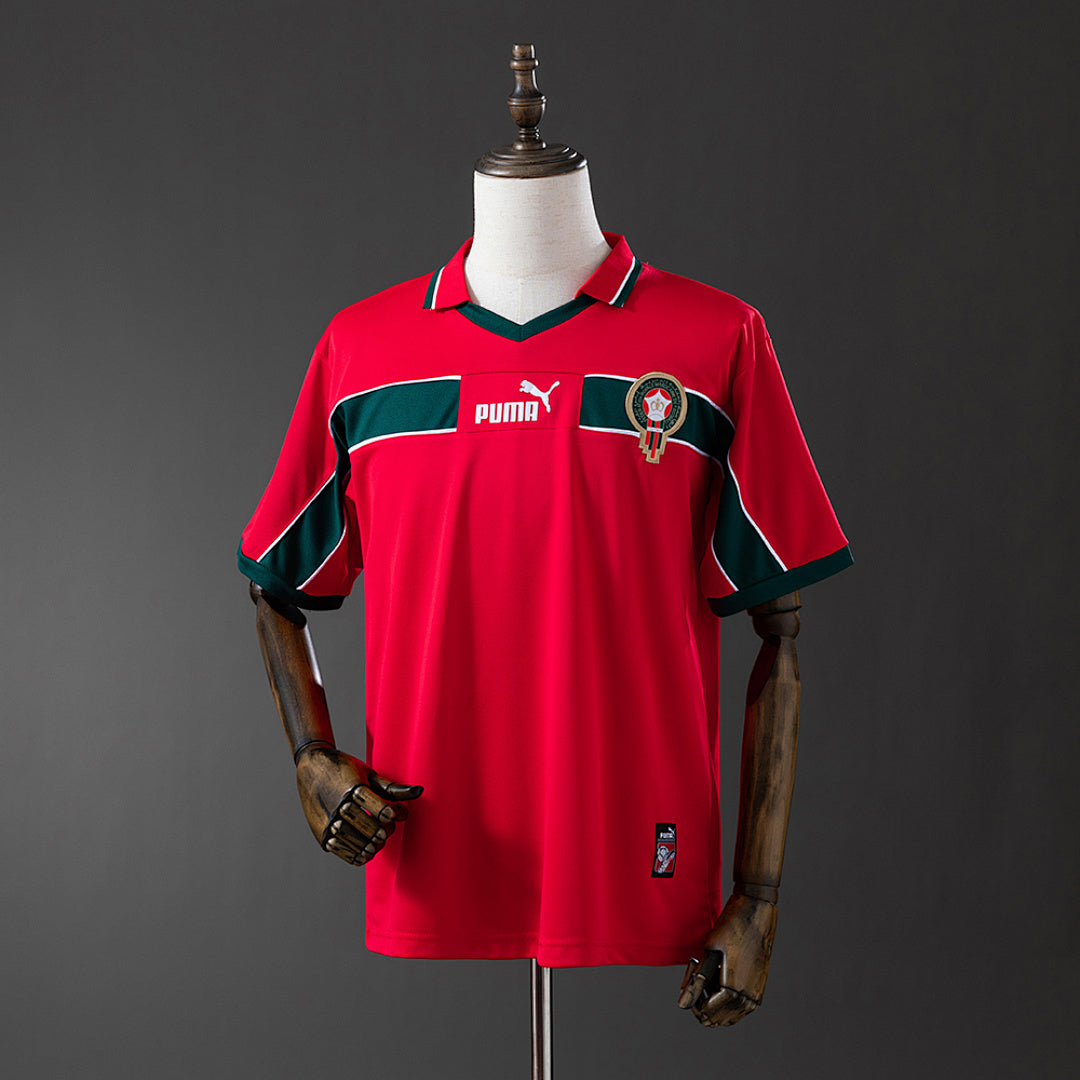 Camiseta Retro Marruecos Visita 1998 - frente