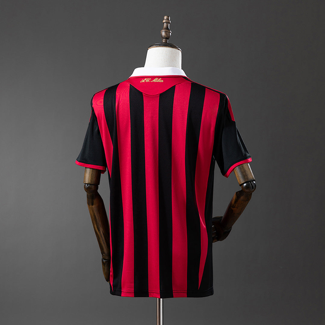 Camiseta Retro AC Milan Local 09/10 - espalda