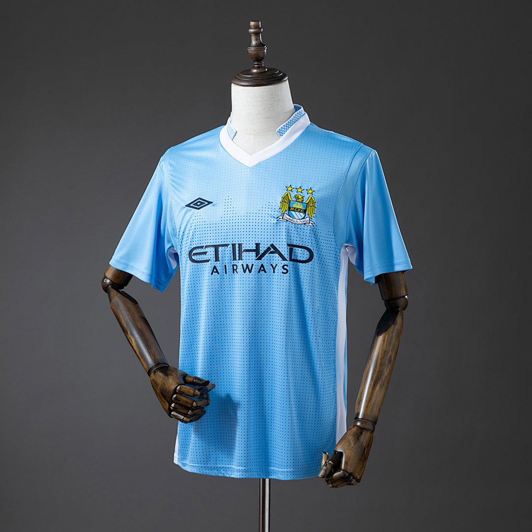 Camiseta Retro Manchester City Local 11/12 - frente
