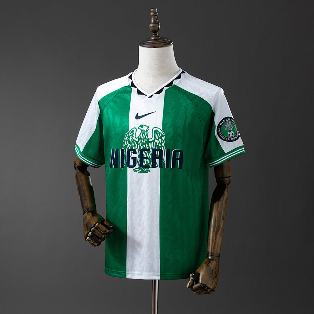 Camiseta Retro Nigeria Local 1996 - frente
