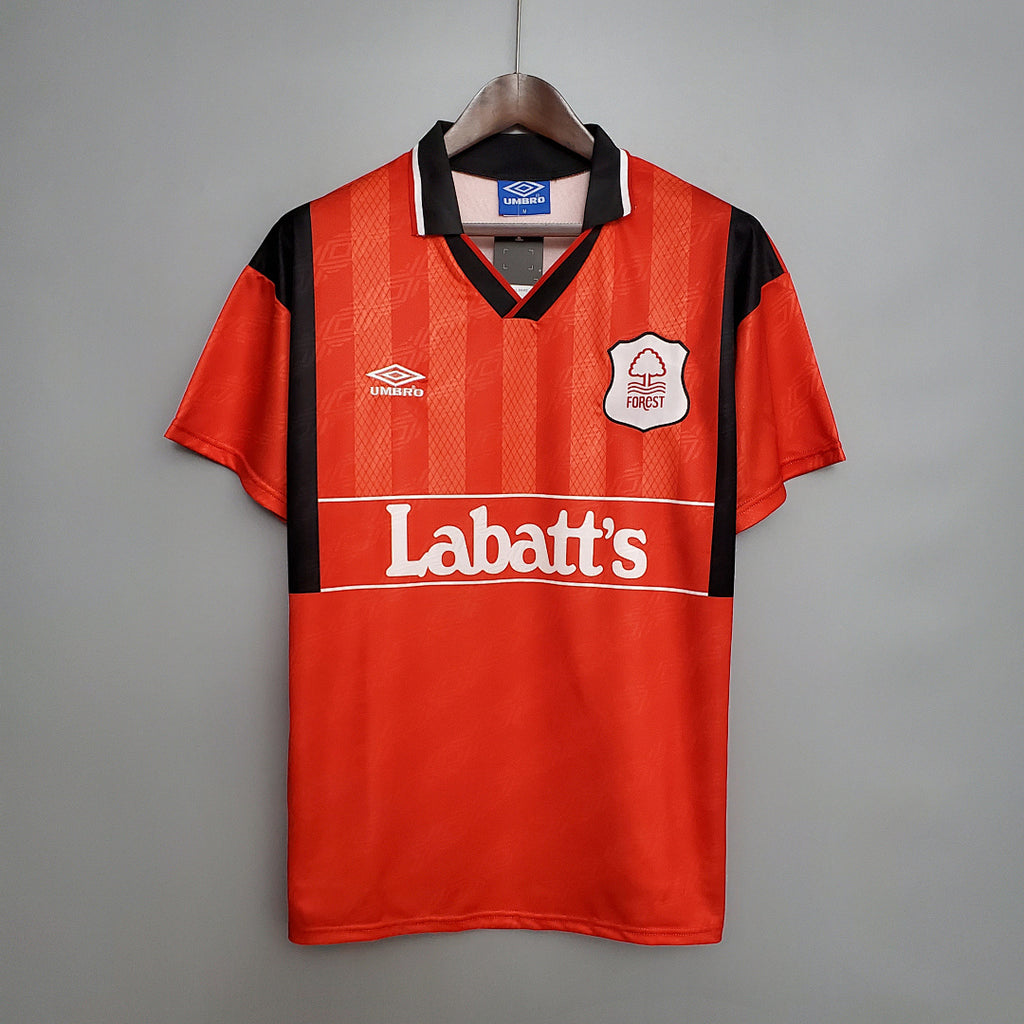 Camiseta Retro Nottingham Forest Roja 94/95 - frente