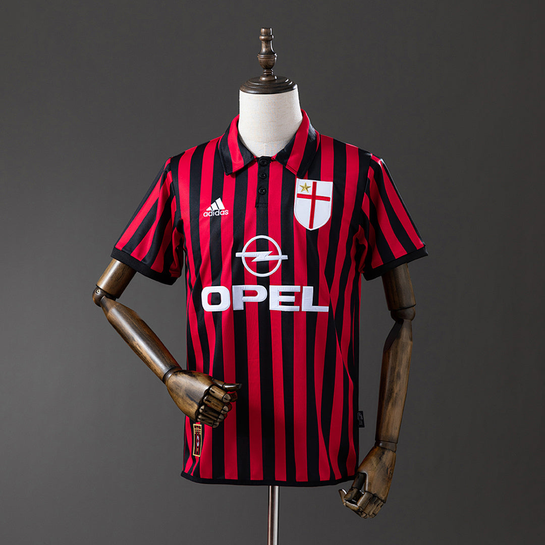 Camiseta Retro AC Milan Local 99/00 - frente