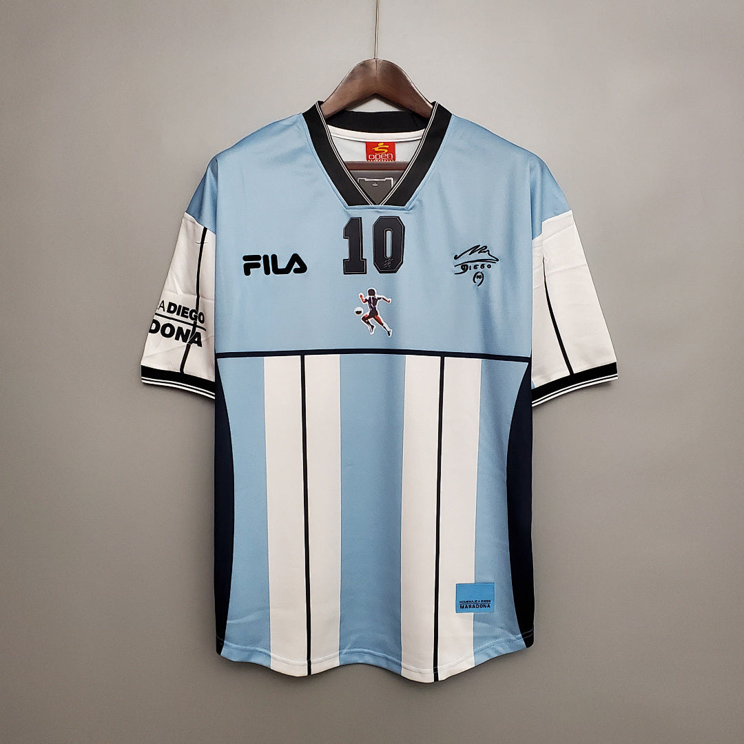 Camiseta Retro Argentina Edición Especial 2001 - frente