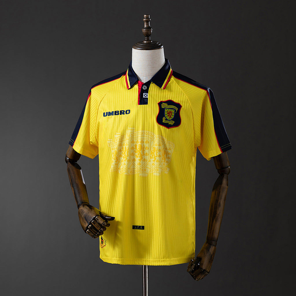 Camiseta Retro Escocia Amarilla 96/98 - frente