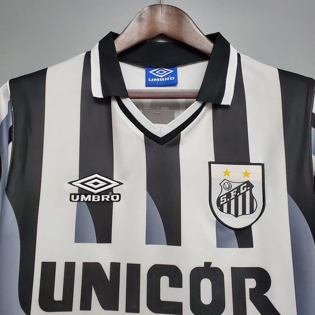Camiseta Retro Santos Visita 1998 - espalda