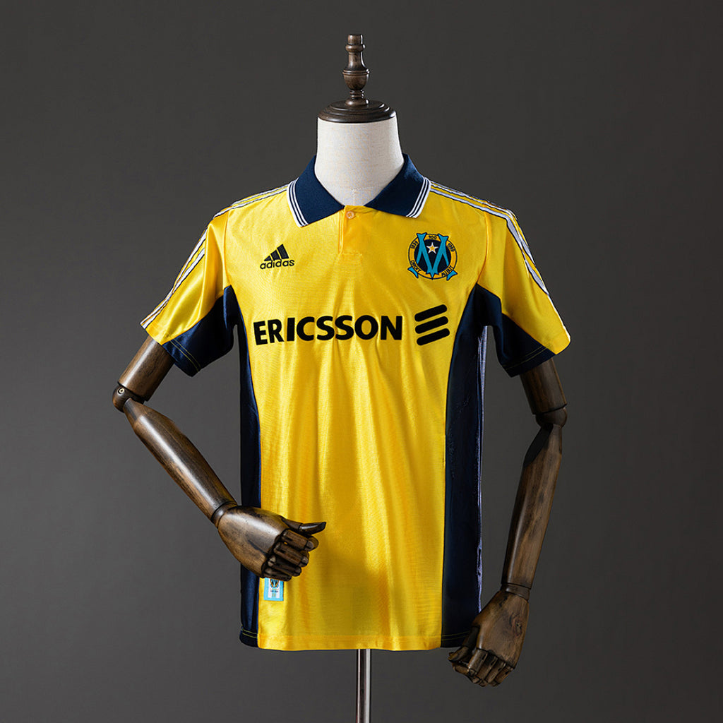 Camiseta Retro Olympique de Marsella Visita Amarilla 98/99 - frente