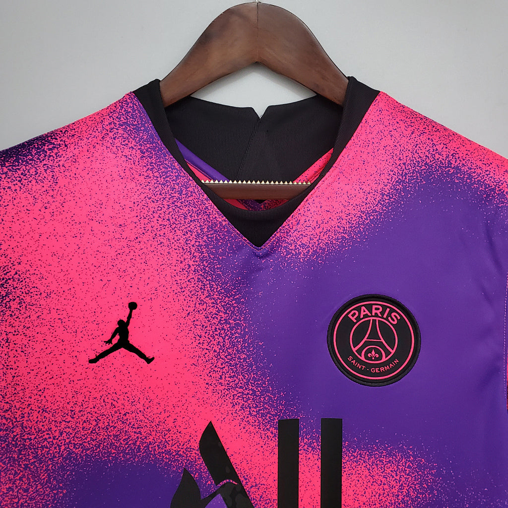 Camiseta Retro Jordania Cuarta Morada 20/21 - espalda