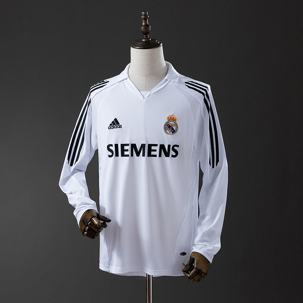 Camiseta Retro Real Madrid Local Manga Larga 05/06 - frente