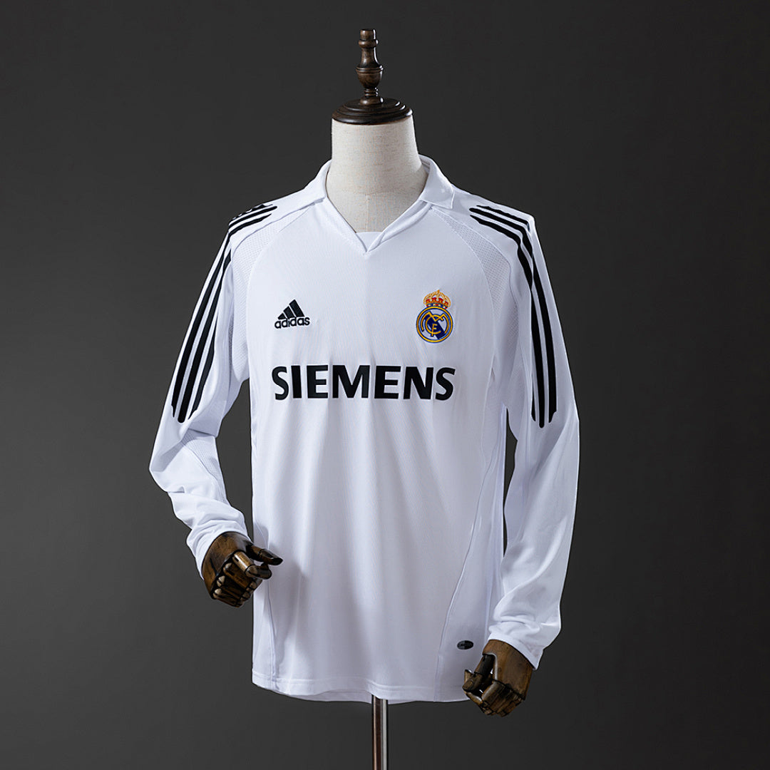 Camiseta Retro Real Madrid Local Manga Larga 05/06 - frente