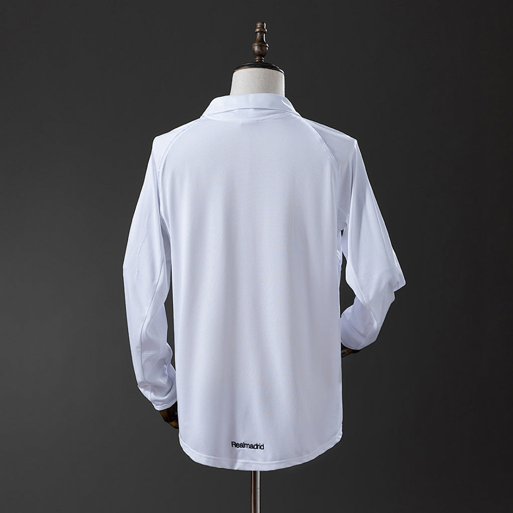 Camiseta Retro Real Madrid Local Manga Larga 05/06 - espalda