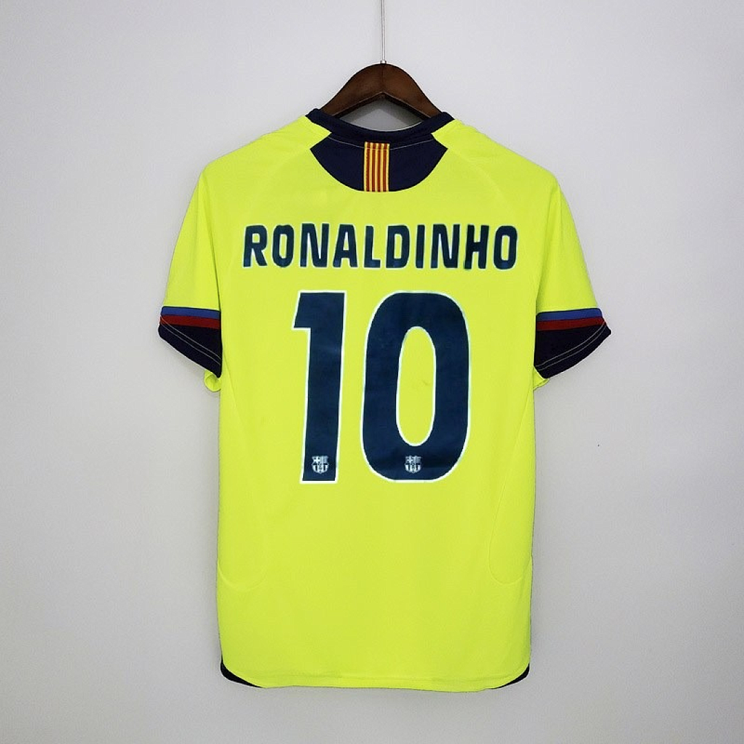 Camiseta Retro FC Barcelona Visita 05/06 - espalda