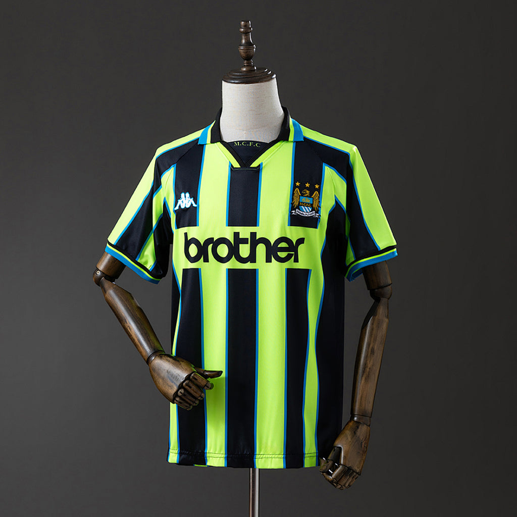 Camiseta Retro Manchester City Visita 98/99 - frente
