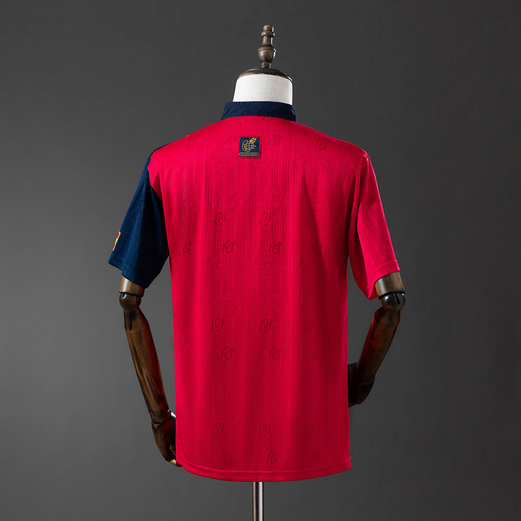 Camiseta Retro España Local 1996 - espalda