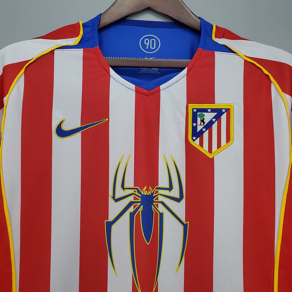 Camiseta Retro Atlético de Madrid Local 04/05 - espalda