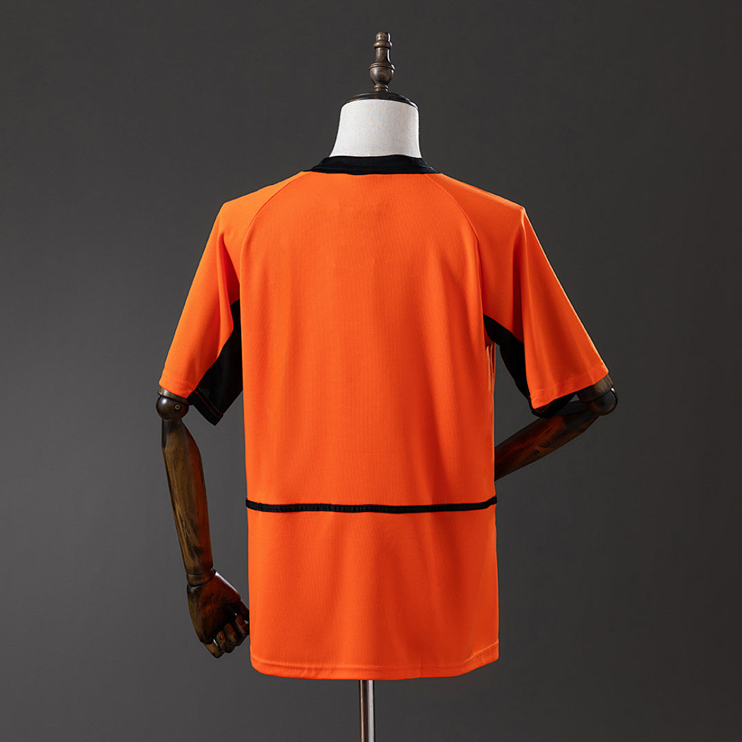 Camiseta Retro Países Bajos Local 2002 - espalda